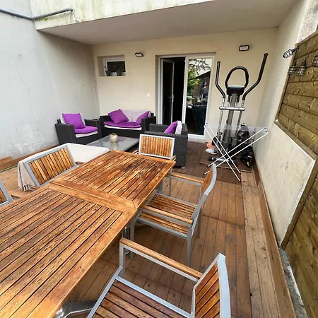 Ferienwohnung Le Cocon Du Rez De Jardin Villetaneuse Exterior foto