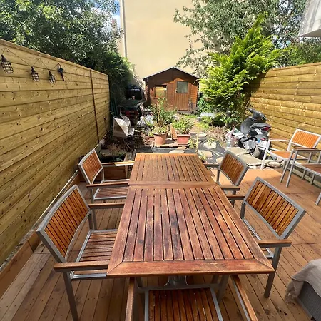 Ferienwohnung Le Cocon Du Rez De Jardin Villetaneuse Exterior foto